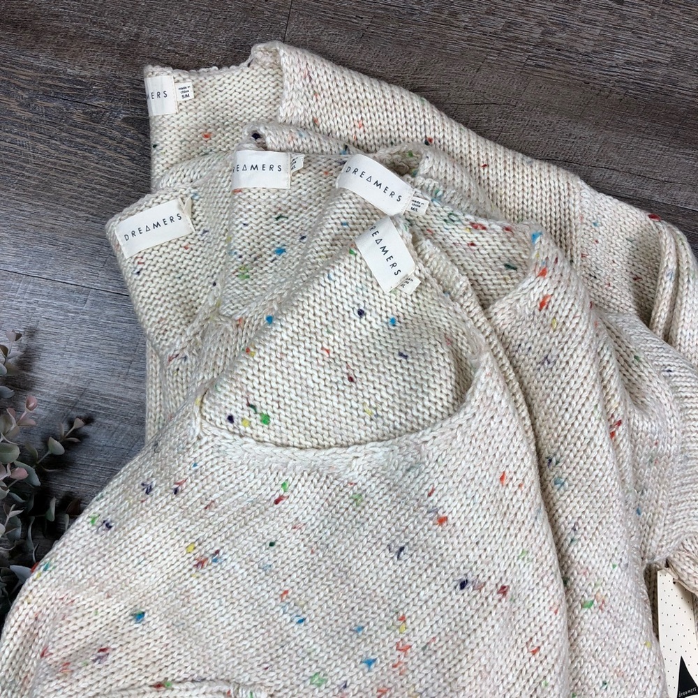 🔥DREAMERS Cotton Blend Oversized Cream Sweater - Picture 8 of 8